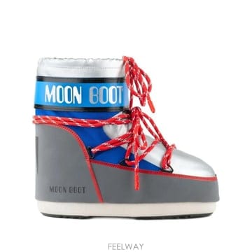 25FW 문부츠 부츠 1409650 HF04 SILVER BLUE RED