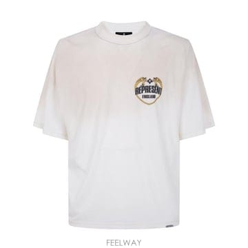 25FW 리프레젠트 반팔 티셔츠 MLM100171 30 30 WASHED ECRU