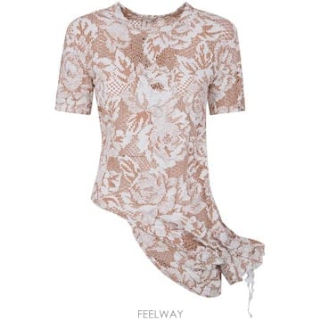 Comme des Garcons 26SS �ĵ������� ���� Ƽ���� GQ T025 IVORY BEIGE26SS �ĵ������� ���� Ƽ���� GQ T025 IVORY BEIGE