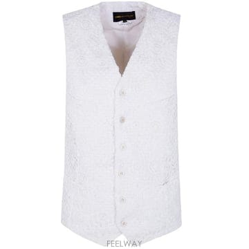 26SS 꼼데가르송 베스트 GQ V001 OFF WHITE X ECRU