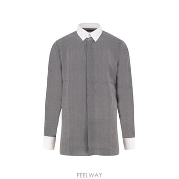 26SS 톰포드 긴팔 셔츠 HRBF04 S0206 BLACK WHITE