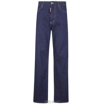 26SS 디스퀘어드2 플레어 팬츠 S75LB1131 S30825 470 NAVY BLUE