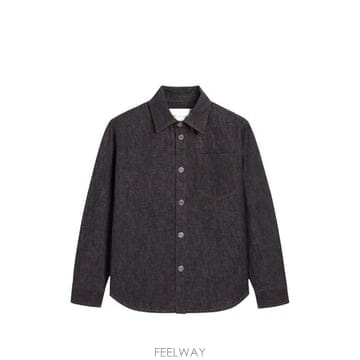 26FW 아미 긴팔 셔츠 UJK918 DE0129402 NAVY
