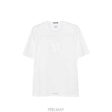 26SS 씨피 컴퍼니 반팔 티셔츠 20CLTS017A 006370W103 WHITE