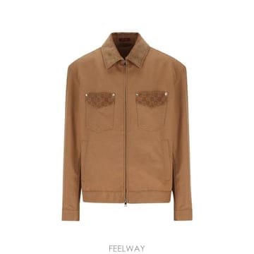 26SS 구찌 GG 디테일 집업 자켓 854304 ZAUJI2630 BEIGE
