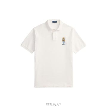 26SS 랄프 로렌 폴로 티셔츠 710B16617 001 White