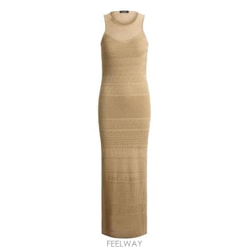 26SS 랄프 로렌 롱 원피스 253P08980 001 Marrone