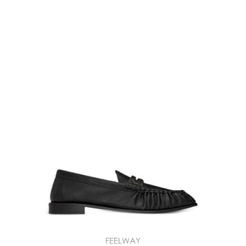 26FW 생로랑 매트 레더 서플 르 로퍼 839471 25VAA1000 BLACK