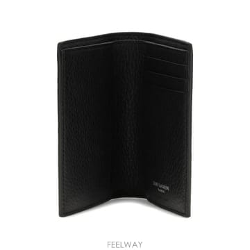 26FW 생로랑 타이니 카산드라 크레딧 카드 월렛 그레인드 레더 847958 AAELP1000 BLACK