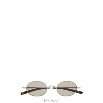 26FW 생로랑 T 라운드 메탈 선글라스 A003DP Y99178170 SILVER