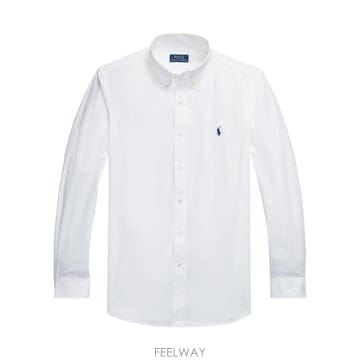 26SS 랄프 로렌 셔츠 710928255 002 WHITE