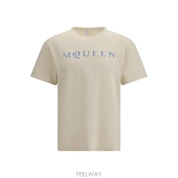 26SS 알렉산더 맥퀸 반팔 티셔츠 847750 QTAD50997 WHITE