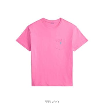 26SS 랄프 로렌 반팔 티셔츠 710671438 511 PINK