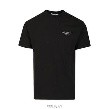 26SS 지방시 반팔 티셔츠 BM71NK3YSA 001 BLACK