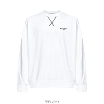 26SS 지방시 긴팔 티셔츠 BMJ0P63YS1 100 WHITE