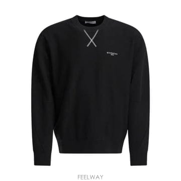 26SS 지방시 긴팔 티셔츠 BMJ0P63YS1 001 BLACK
