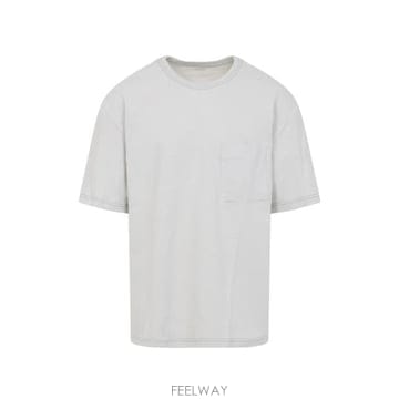 26SS 르메르 박시 숏슬리브 저지 티셔츠 TS0010 LJ1010WH007 WHITE