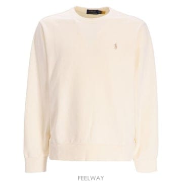 26SS 랄프 로렌 긴팔 티셔츠 710916689 003 IVORY