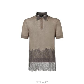 FENDI 25FW ��� ���� Ƽ���� FZC417 AOZWF1UCH GREY25FW ��� ���� Ƽ���� FZC417 AOZWF1UCH GREY