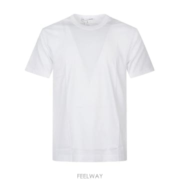 Comme des Garcons 26SS �ĵ������� ���� Ƽ���� FQT003051 WHITE26SS �ĵ������� ���� Ƽ���� FQT003051 WHITE