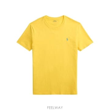 26SS 랄프 로렌 반팔 티셔츠 710671438 512 YELLOW