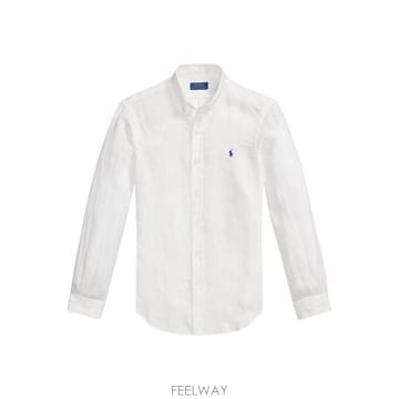 26SS 랄프 로렌 긴팔 셔츠 710968915 505 White