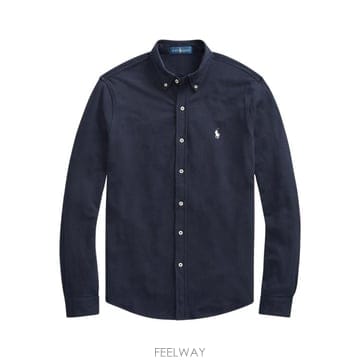 26SS 랄프 로렌 긴팔 셔츠 710654408 016 Blu