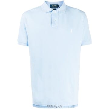 26SS 랄프 로렌 폴로 티셔츠 710795080 016 Clear Blue
