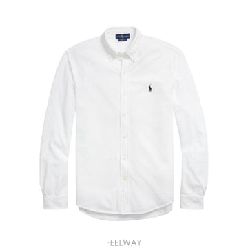 26SS 랄프 로렌 긴팔 셔츠 710654408 003 White