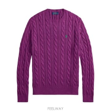 26SS 랄프 로렌 스웨터 710775885 539 VIOLET