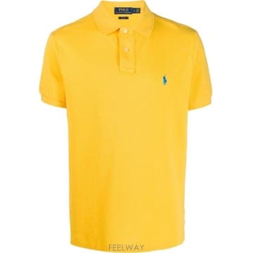 26SS 랄프 로렌 반팔 티셔츠 710795080 022 YELLOW