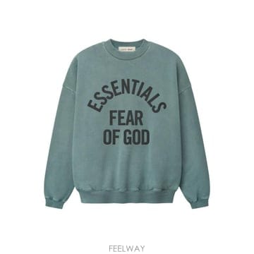 26SS 피어오브갓 긴팔 티셔츠 192SP266593F FADEDCOASTAL LIGHT BLUE