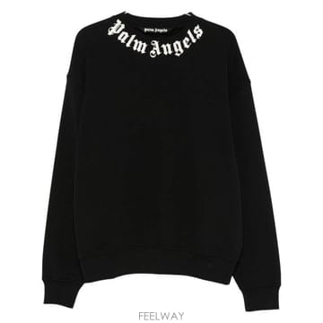26FW 팜앤젤스 긴팔 티셔츠 PAMBA003FL001 1003 BLACK