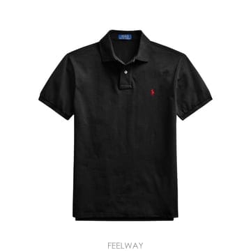 26SS 랄프 로렌 폴로 티셔츠 710795080 006 BLACK