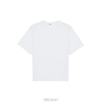 26SS 생로랑 반팔 티셔츠 862769 Y38AK9538 WHITE
