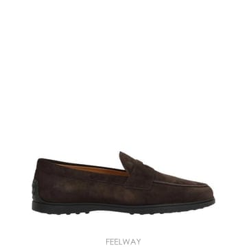 26FW 토즈 스웨이드 페니 로퍼 XXM78L0JM6 0RE0S800 BROWN