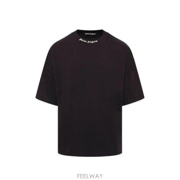 26FW 팜앤젤스 반팔 티셔츠 PAMAA005JR002 1003 BLACK
