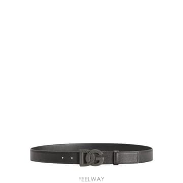 26SS 돌체앤가바나 가죽 벨트 BC4943 AG6518B956 Black
