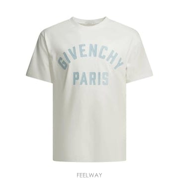 Givenchy 26FW ����� �ƽ� �ΰ� ��ư Ƽ���� BM71NK3YRS 128 WHITE26FW ����� �ƽ� �ΰ� ��ư Ƽ���� BM71NK3YRS 128 WHITE