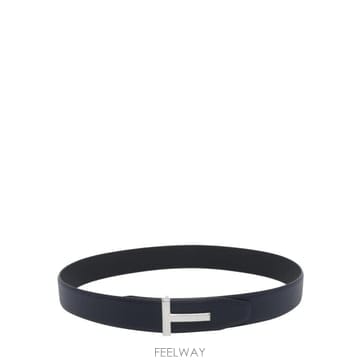 26FW 톰포드 그레인 레더 T 아이콘 벨트 40mm TB178 LCL236SUNA