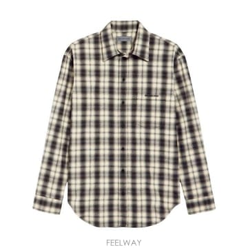 26FW 발렌시아가 긴팔 셔츠 A001ZS TUM339040 WHITE