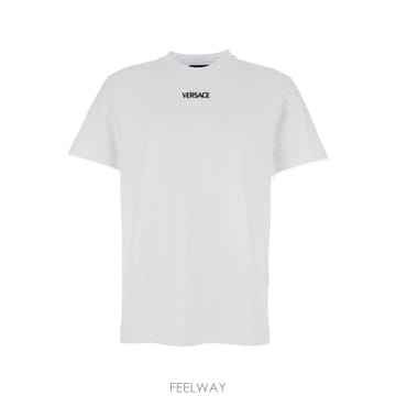 26FW 베르사체 반팔 티셔츠 1013944 1A164551W000 WHITE