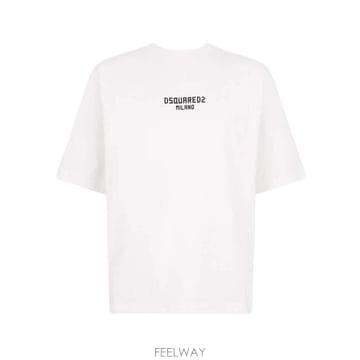 26FW 디스퀘어드2 반팔 티셔츠 S74GD1521 D20106100 WHITE