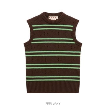마르니 니트 베스트 BROWN