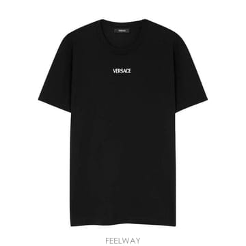 26FW 베르사체 반팔 티셔츠 1013944 1A164551B000 BLACK