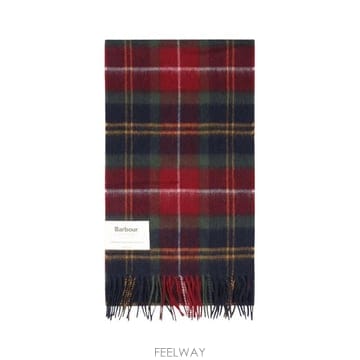 26FW 바버 울 캐시미어 타탄 스카프 USC0002 TN69 NAVY