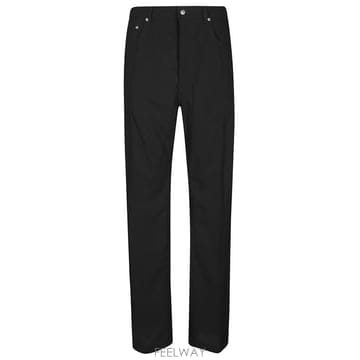 26SS 릭 오웬스 스트레이트 팬츠 RR01F2333 WLP09 BLACK