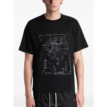 26SS 릭 오웬스 반팔 티셔츠 RR01F2232 JAEP130911 BLACK