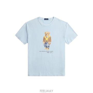Ralph Lauren 26SS ���� �η� ���� Ƽ���� 710P07347 001 LIGHT BLUE26SS ���� �η� ���� Ƽ���� 710P07347 001 LIGHT BLUE
