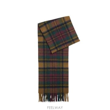 26FW 바버 뉴 체크 타탄 스카프 USC0137 YE91 GREEN